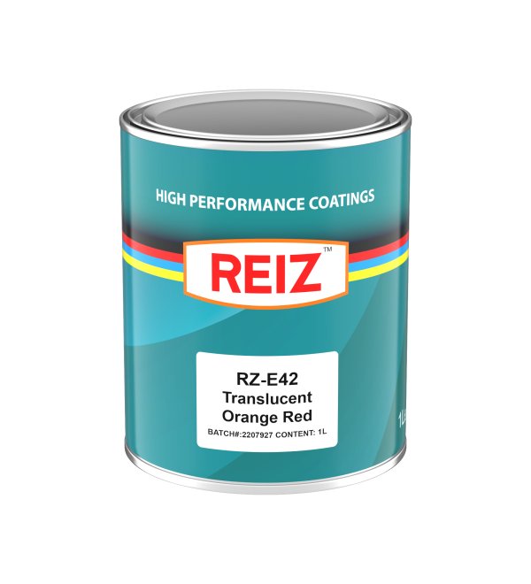 Компонент базовой краски Reiz E42 Translucent Orange Red (1 л)